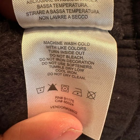 FILA Women's M Blue/White Chevron Collared Quarter Zip Pullover Sweater - Picture 8 of 16